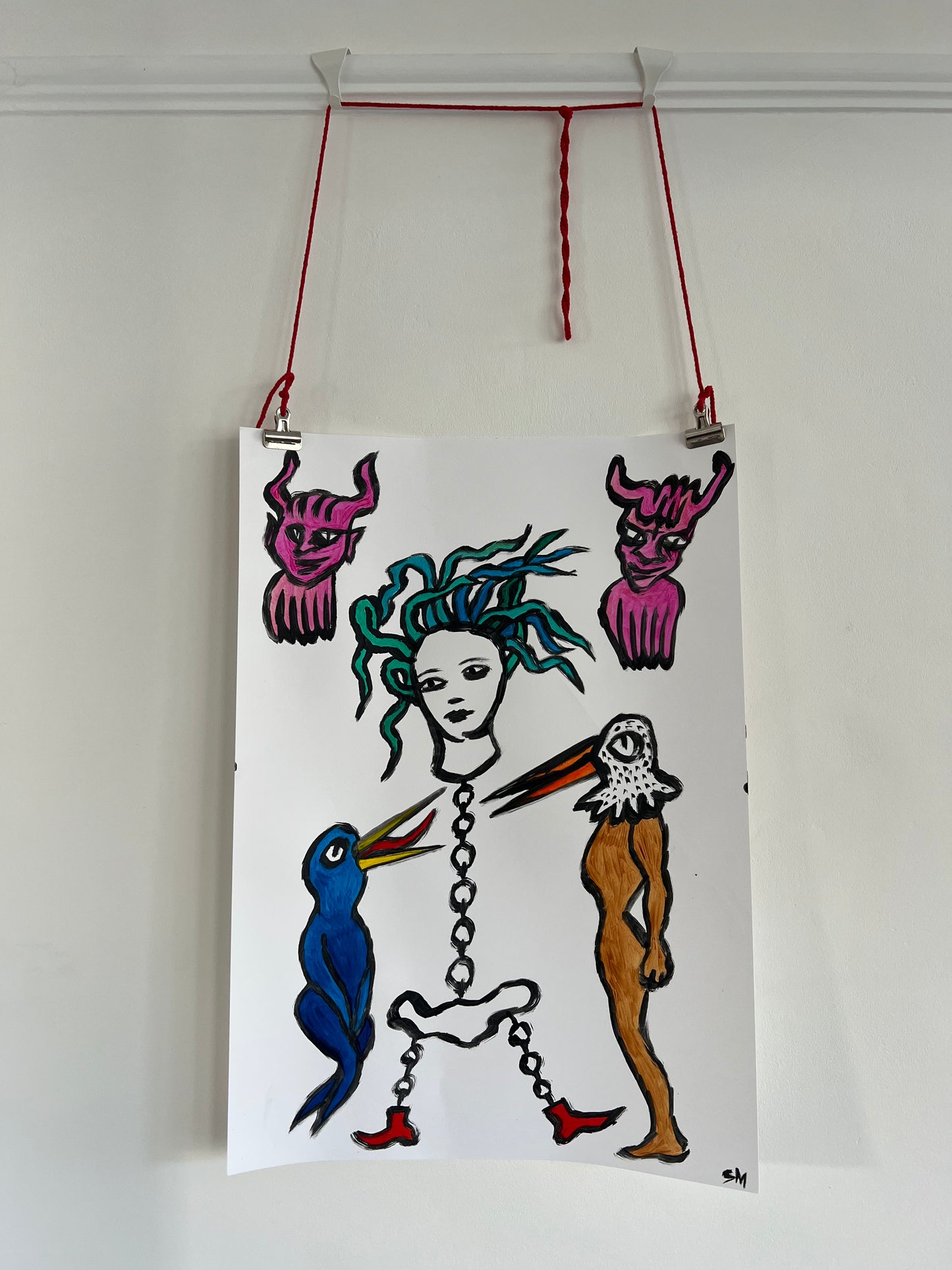 Original Hand-Painted A2 Poster 1/1