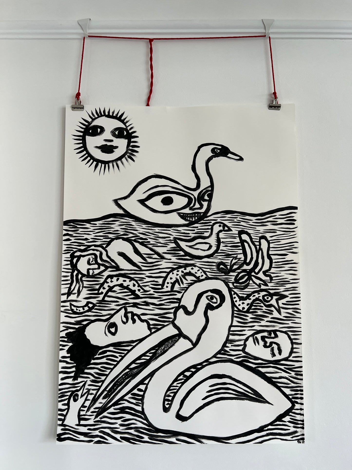 Original Hand-Painted A1 Poster